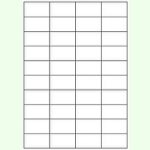 Etiketten 52,5 x 29,7 mm selbstklebend weiß - 1x Bogen A4 = 40 Etiketten